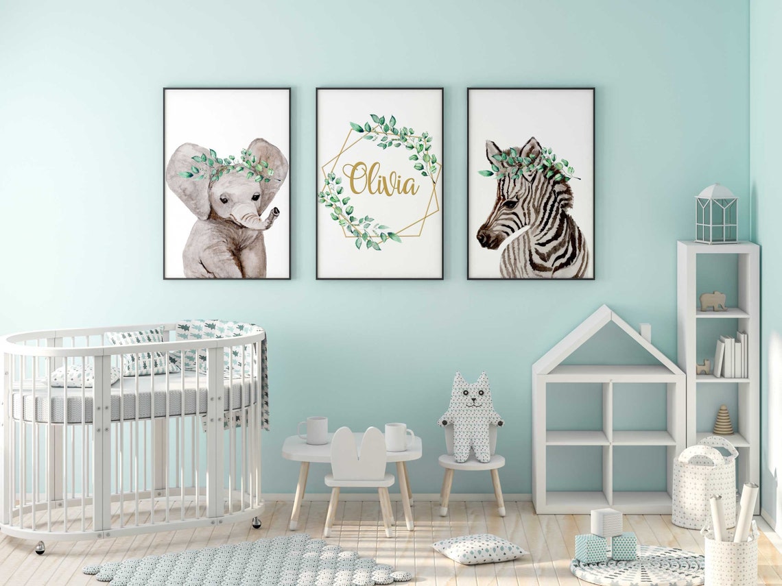 Stitch Poster - Nursery Wall Decor - Digital Baby Room Poster