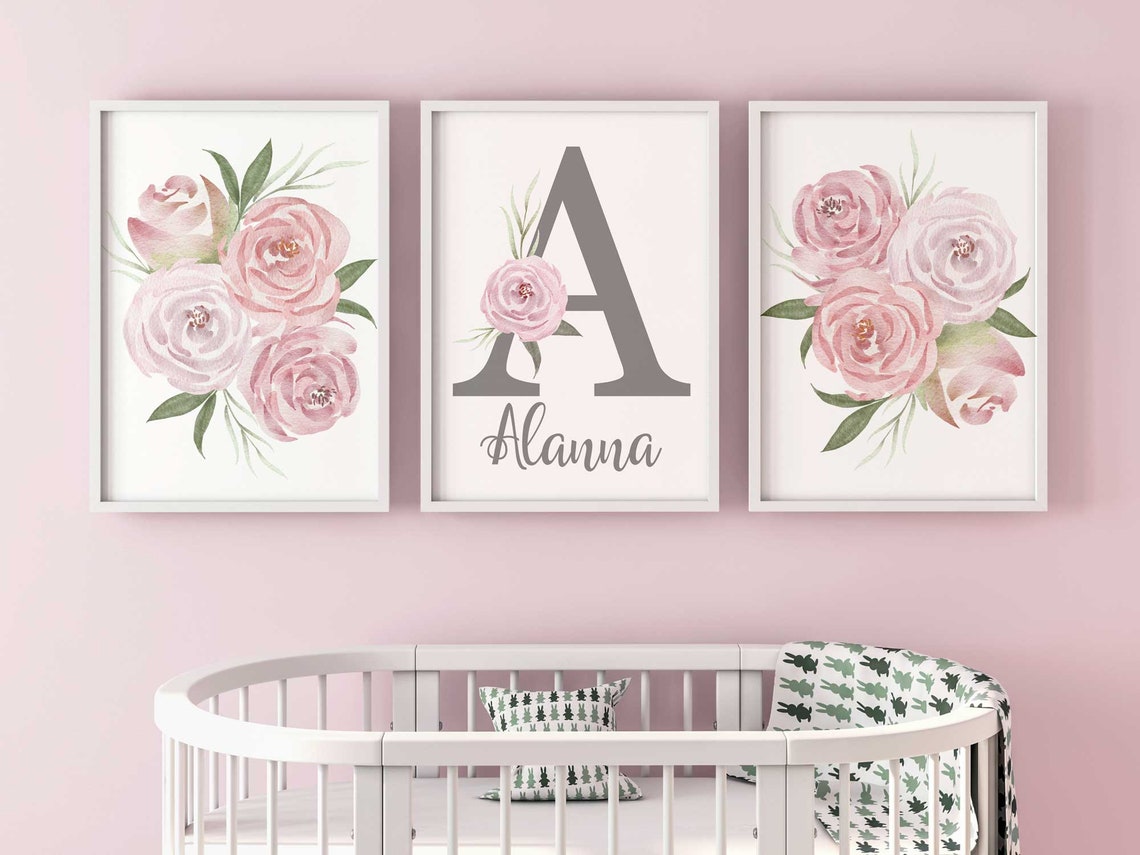 Shop Prettty in Pink Floral Wall Decals for your Nursery, Playroom or  Child's Bedroom – Tiny Walls